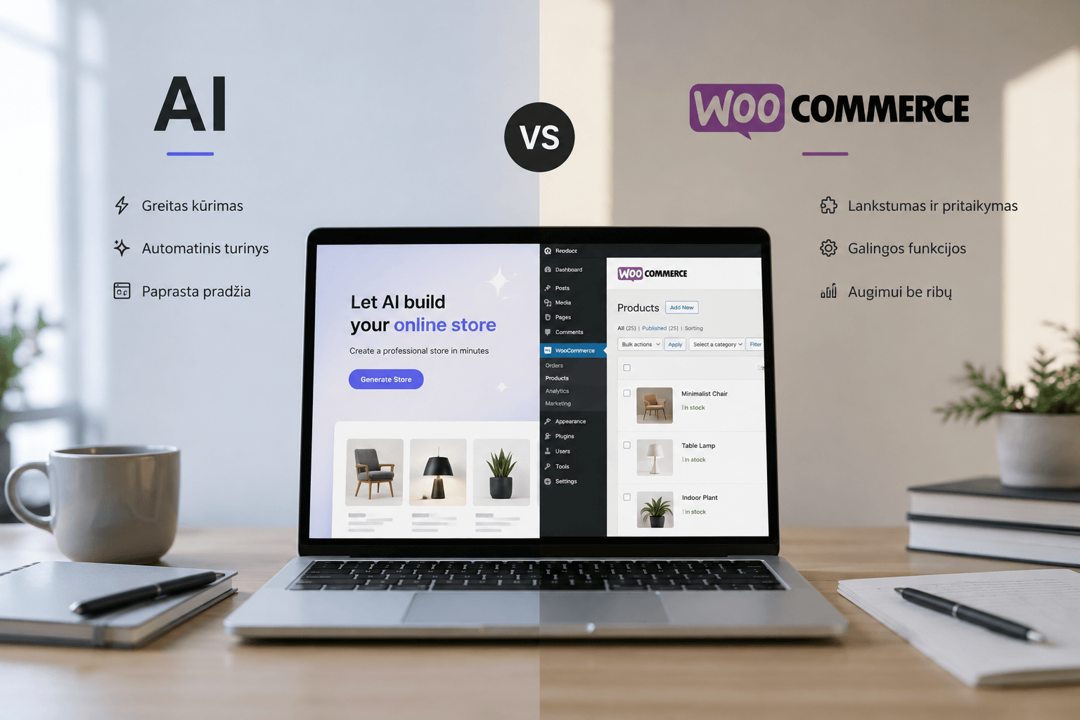 Dirbtinis intelektas ar Woocommerce